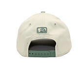 Cap New Era - MLB Side Script 9FORTY M-CROWN - LA Dodgers - Cream / Pastel Green