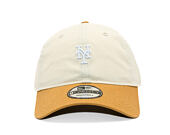 Cap New Era - MLB Mini Logo Washed Contrast 9TWENTY - NY Mets - Cream / Dusted Ochre