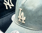 Womens Cap New Era - MLB Denim 9TWENTY A-Frame - LA Dodgers - Pastel Blue