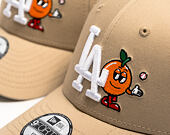 Kids Cap New Era - MLB Icon 9FORTY - LA Dodgers - Camel / White