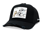 Cap Capslab - Tom & Jerry Trucker - Cat Chase - Black Distressed