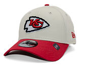 Cap New Era - NFL Wordmark 9FORTY - Kansas City Chiefs - Cream / Team Color