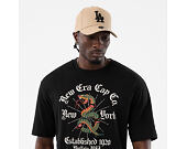 Tee New Era - Branded Oversized Graphic Tee - Black