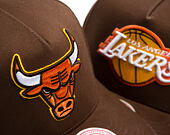 Cap Mitchell & Ness - NBA - Chestnut Peak - Chicago Bulls - Brown