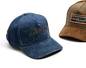 Cap Stetson - Denim Leather Trucker
