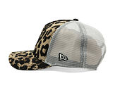 Womens Cap New Era - MLB Summer Leopard 9FORTY M-CROWN A-Frame Trucker - NY Yankees - Brown