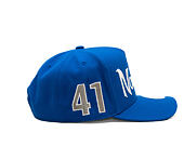 Cap Mitchell & Ness - Player Script Hwc - NBA - Dallas Mavericks - Dirk Nowitzki - Blue