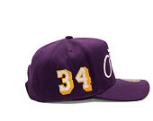 Cap Mitchell & Ness - Player Script Hwc - NBA - Los Angeles Lakers - Shaquille O'Neal - Purple_White