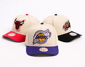 Cap Mitchell & Ness - Off Tilted - NBA - Los Angeles Lakers - Off White