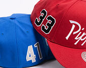 Cap Mitchell & Ness - Player Script Hwc - NBA - Chicago Bulls - Scottie Pippen - Red