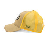 Cap Von Dutch - California Checkered Patch Baseball - Tan / Yellow