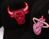 Cap Mitchell & Ness - All Heart - NBA - Miami Heat - Black