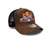 Cap New Era - F1 Distressed Cord 9FORTY A-Frame Trucker - RED BULL F1 - Chestnut Brown