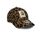 Womens Cap New Era - F1 Leopard 9FORTY - Visa Cash App RB - Brown