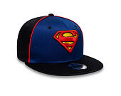 Kids Cap New Era - DC Piping 9FIFTY - Superman - Royal / Navy