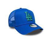 Kids Cap New Era - MLB Essential 9FORTY A-Frame Trucker - LA Dodgers - Blue / Green