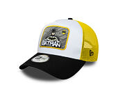 Kids Cap New Era - DC Patch 9FORTY A-Frame Trucker - Batman - White / Black