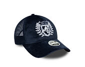 Womens Cap New Era - Branded Velour 9FORTY M-CROWN A-Frame Trucker - Navy