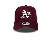 Cap New Era - MLB Essential 9FORTY A-Frame Trucker - Oakland Athletics - Burgundy