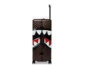 Bag Sprayground - Sharks In Paris Wtf Bubble Brown Check Full-Size Luggage