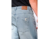 Jeans Karl Kani - Og K Washed Western Relaxed Baggy Jeans - Blue