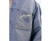 Kani Jeans Cropped Silver Denim Jacket