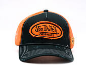 Cap Von Dutch - Baseball - Vintage Distressed - Orange / Navy