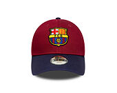 Kids Cap New Era - Contrast Stitch 9FORTY - Barcelona FC - Cardinal / Navy