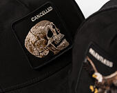 Cap Goorin - Suede Cancelled Skull Trucker - Black