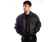 Jacket Karl Kani - Signature PU Leather Bomber Jacket - Black
