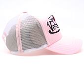 Womens Cap Von Dutch - Trucker - Love Patch - Light Pink