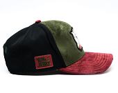 Cap Capslab - Tom & Jerry Trucker - Best Buddies Suede - Olive / Burgundy