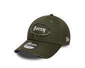 Cap New Era - Branded Gem Patch Distress 9FORTY - New Olive