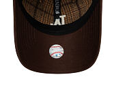 Cap New Era - MLB Mix Check 9TWENTY - LA Dodgers - Chestnut Brown / Stone