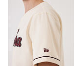 Tee New Era - Branded Straight Hem Jersey - Off White