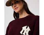 Sweatshirt New Era - MLB Waffle Knit Crew - NY Yankees - Maroon