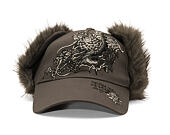 Cap Ed Hardy - Crawling Dragon Trapper - Grey