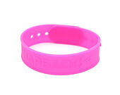 Silicone Snapback wristband - Pink