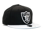 New Era Cotton Block 3 Oakland Raiders Black/Grey Snapback Cap