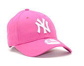 New Era Fashion Essential New York Yankees Pink/White 9FORTY Strapback Womens Cap