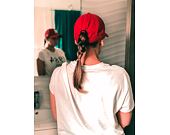 New Era 9FORTY MLB League Basic New York Yankees Strapback Scarlet / White Cap