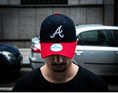 New Era 9FORTY The League Atlanta Braves Strapback Team Color Cap