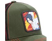 Capslab Sasuke Uchiha 1 Trucker Green / Black Cap
