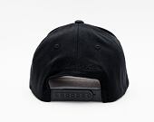 Mitchell & Ness Pinscript Redline Snapback Branded Black / Black Cap