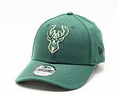 New Era 9FORTY NBA The League Milwaukee Bucks Strapback Team Color Cap