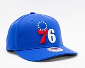 Mitchell & Ness Team Ground 2.0 Stretch Snapback Philadelphia 76ers Blue Cap