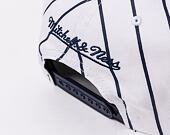 Mitchell & Ness NBA Retro Pinstripe Snapback Hwc Portland Trail Blazers White Cap