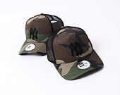 New Era Clean Trucker New York Yankees Snapback Woodland Camo / Black Cap