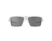 Oakley Cables X-Silver w/Prizm Black Polar 0OO9129 91291263 Sunglasses