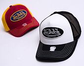 Von Dutch Boston Trucker Cotton Twill White/Black Cap